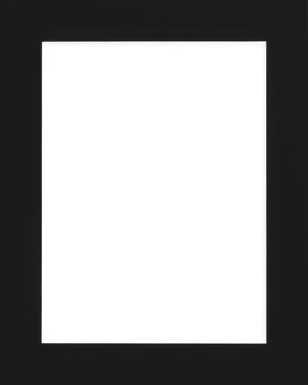 Mat board black, 16” x 20” in