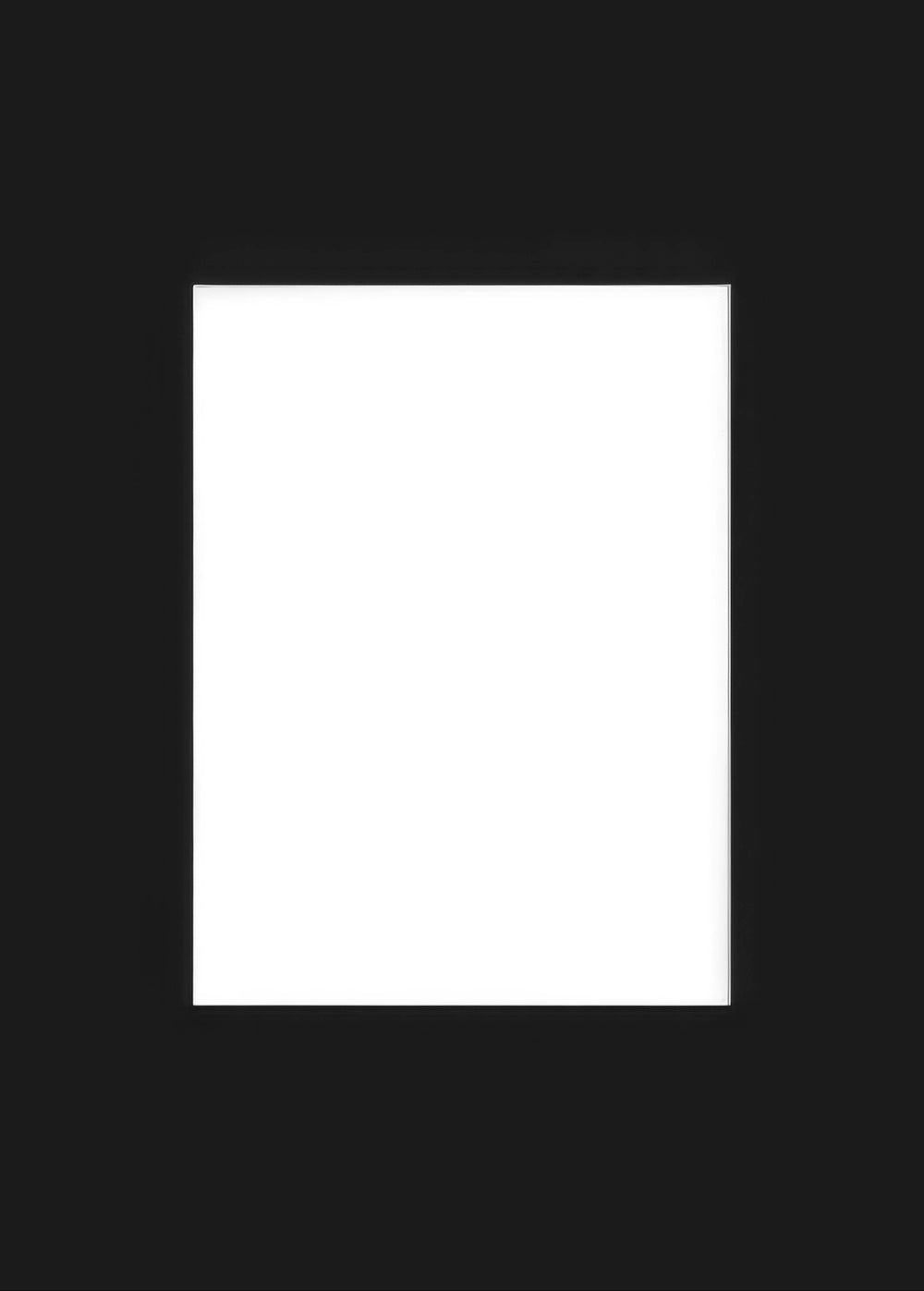 Mat board black, 20” x 28” in