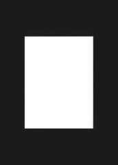 Mat board black, 20” x 28” in