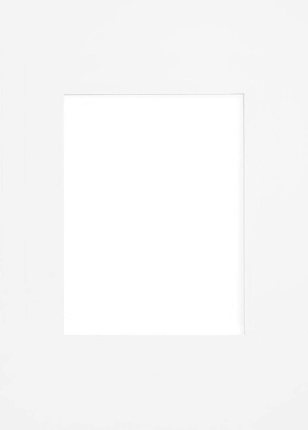 Mat board white, 20” x 28” in