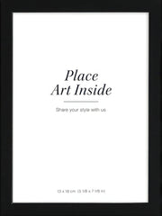 Black picture frame, 5 x 7 in
