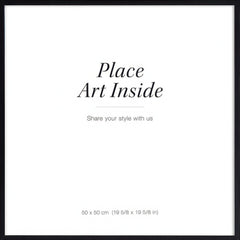 Black picture frame, 20 x 20 in
