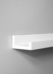 White picture ledge 28 in