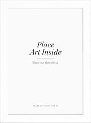 White picture frame, 5 x 7 in