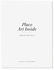 White picture frame, 16 x 20 in
