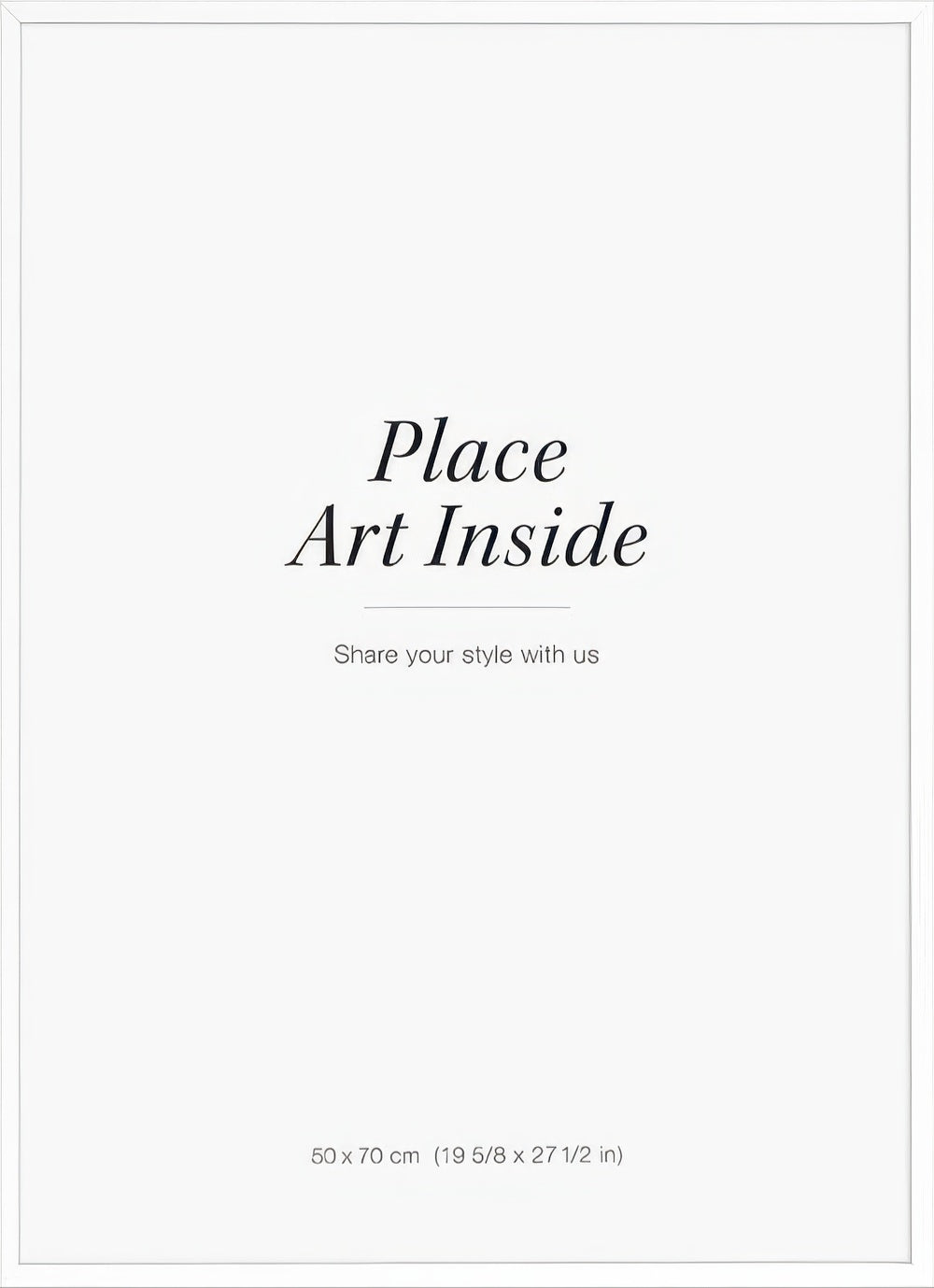 White picture frame, 20 x 28 in