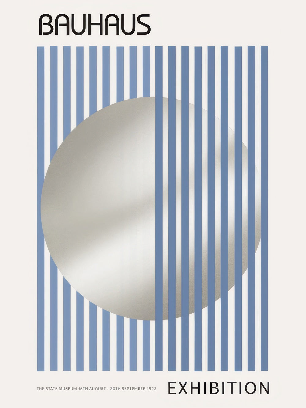 Silver Bauhaus Print
