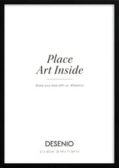 Metal frame Black, 8 x 12 in
