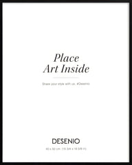 Metal frame Black, 16 x 20 in