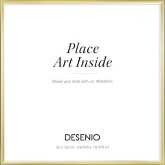 Picture frame gold, 20 x 20 in