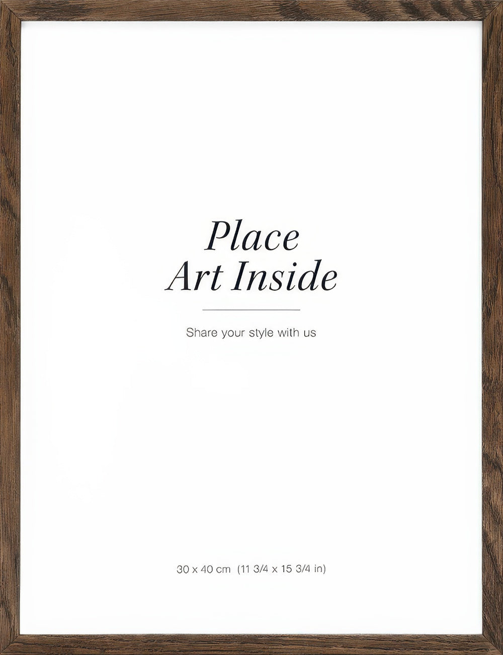 Dark Oak Frame, 12 x 16 in
