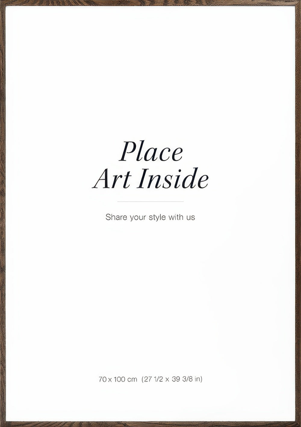 Dark Oak Frame, 28 x 39 in