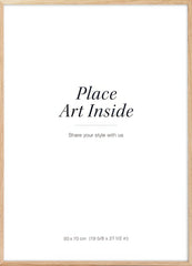 Oak picture frame, 20 x 28 in