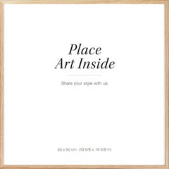 Oak picture frame, 20 x 20 in