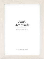 Wood frame light, 5 x 7 in