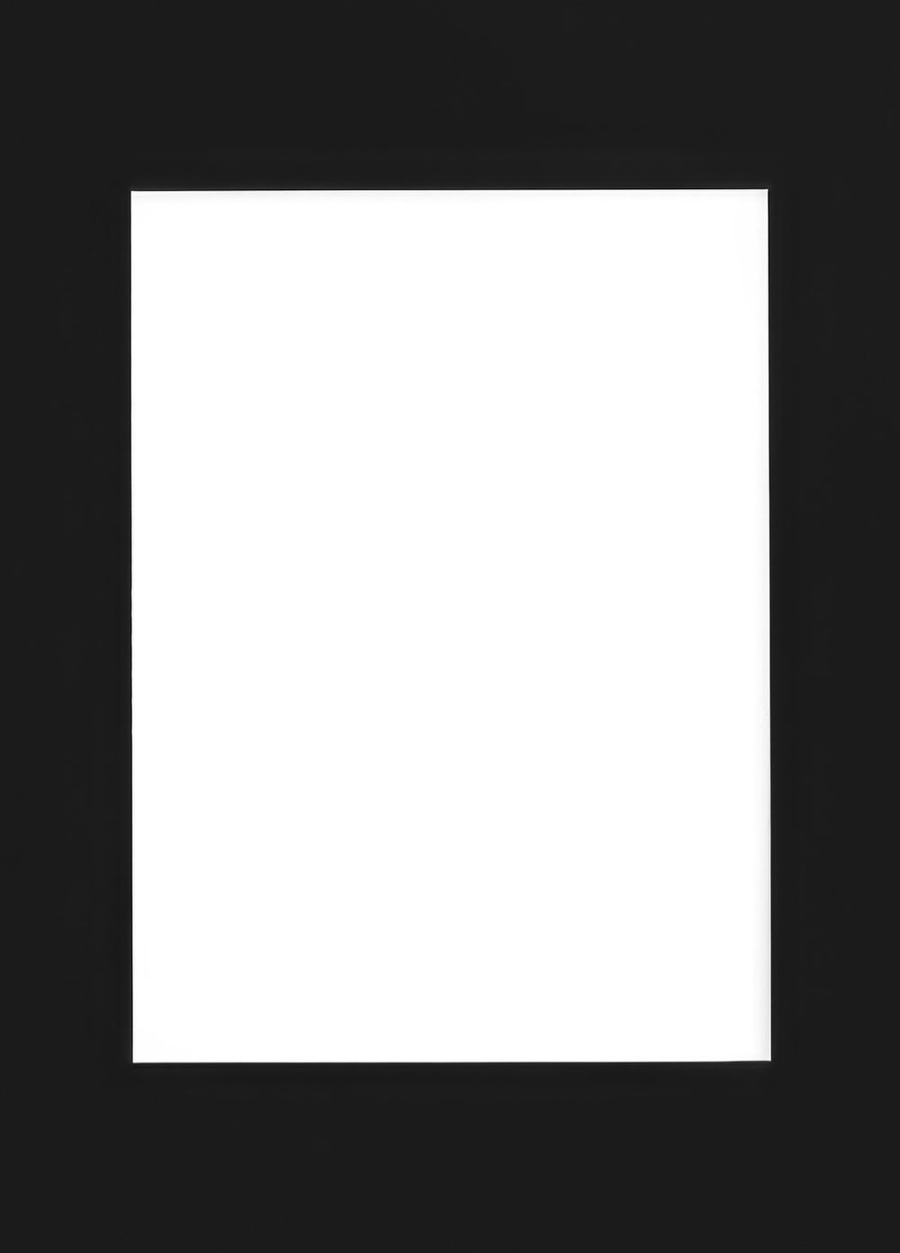 Mat board black, 28 x 39 in