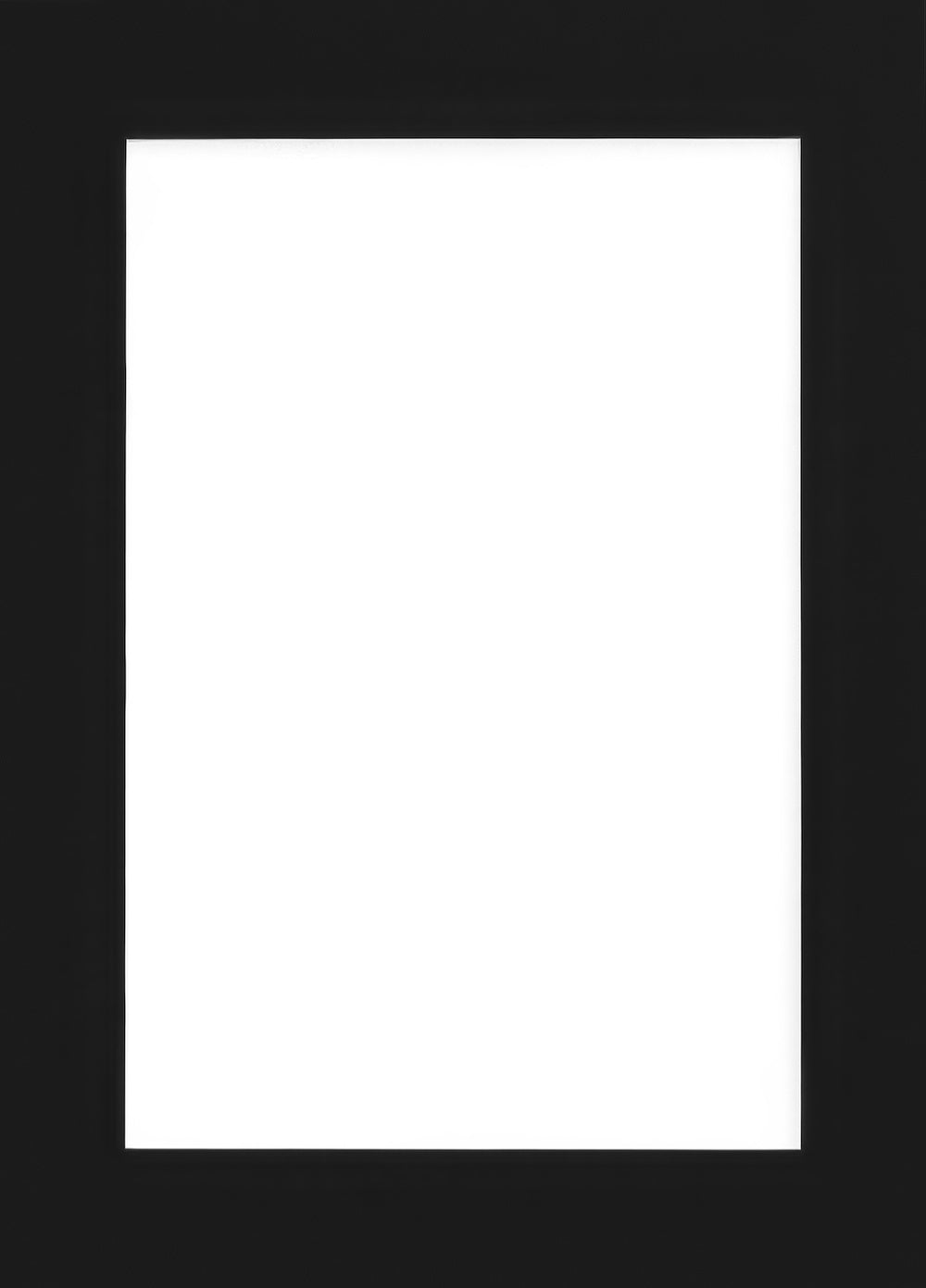 Mat board black, 16” x 20” in