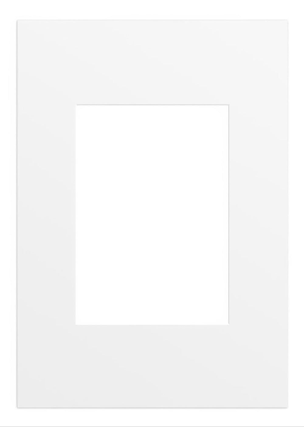 Mat board white, 8” x 12” in