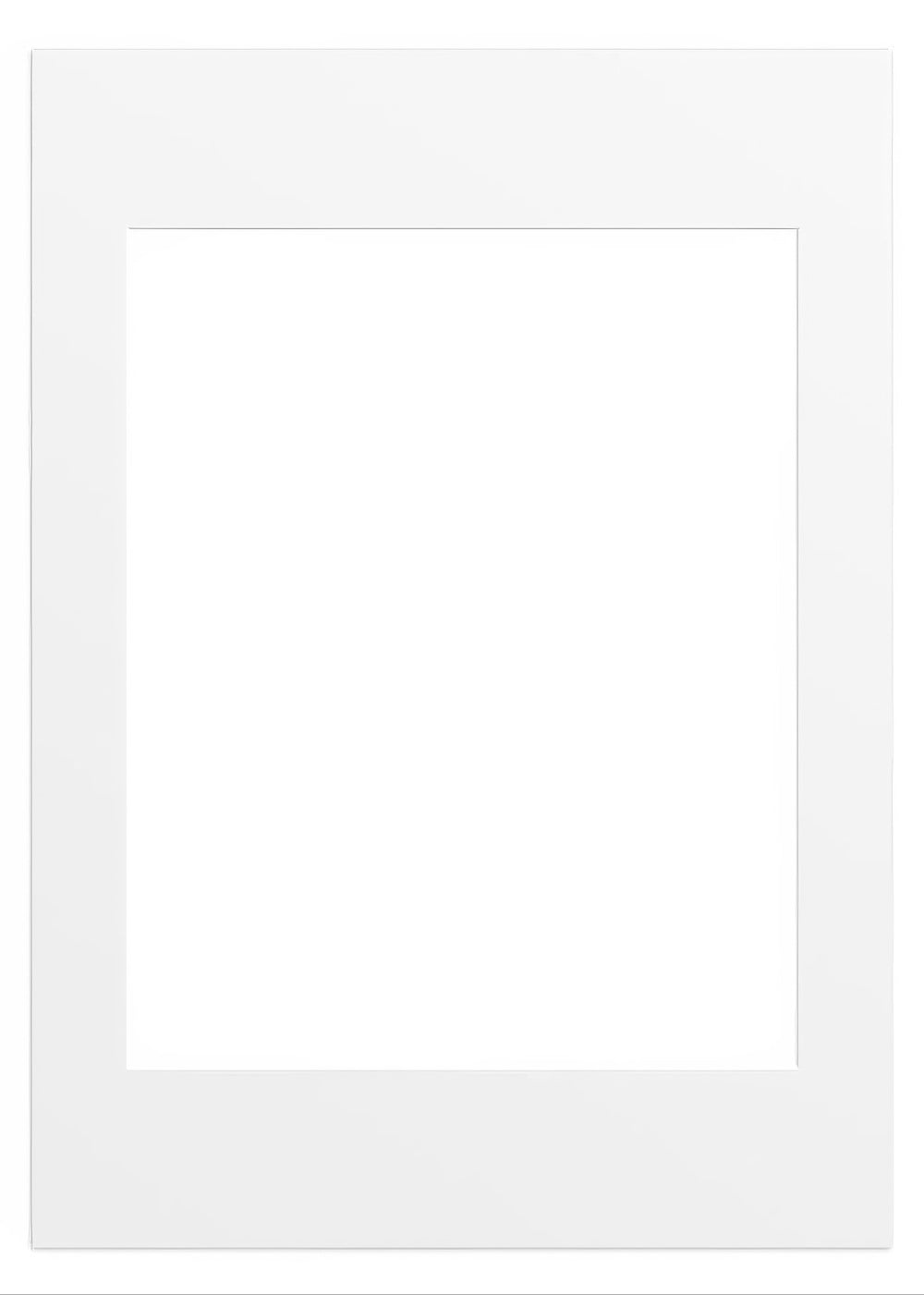 Mat board white, 20” x 28” in