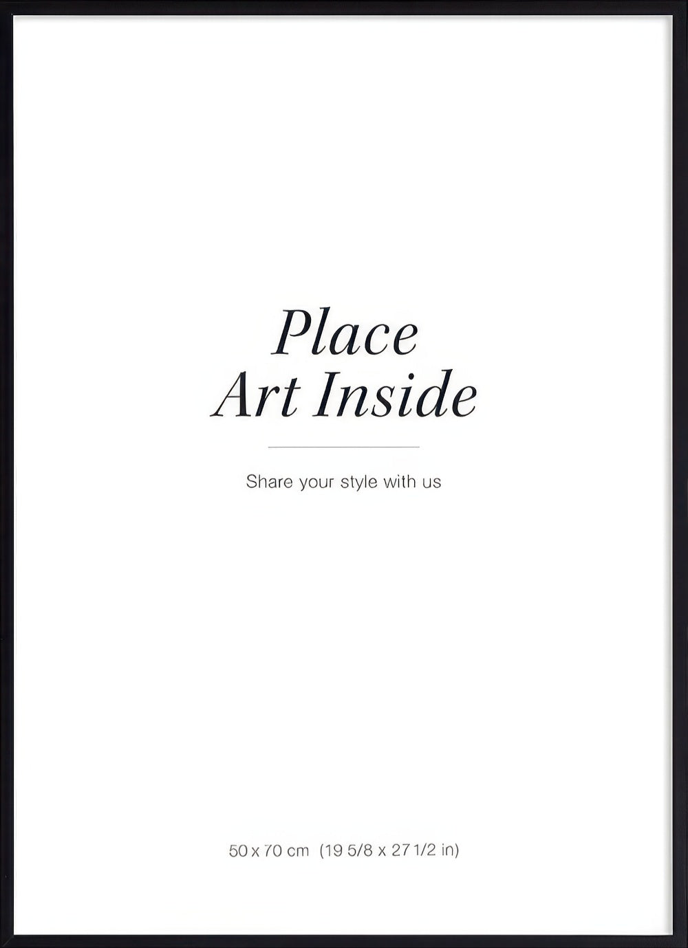 Black picture frame, 20 x 28 in