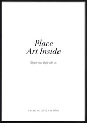 Black picture frame, 28 x 39 in