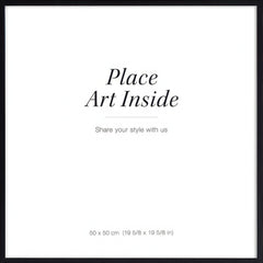 Black picture frame, 20 x 20 in