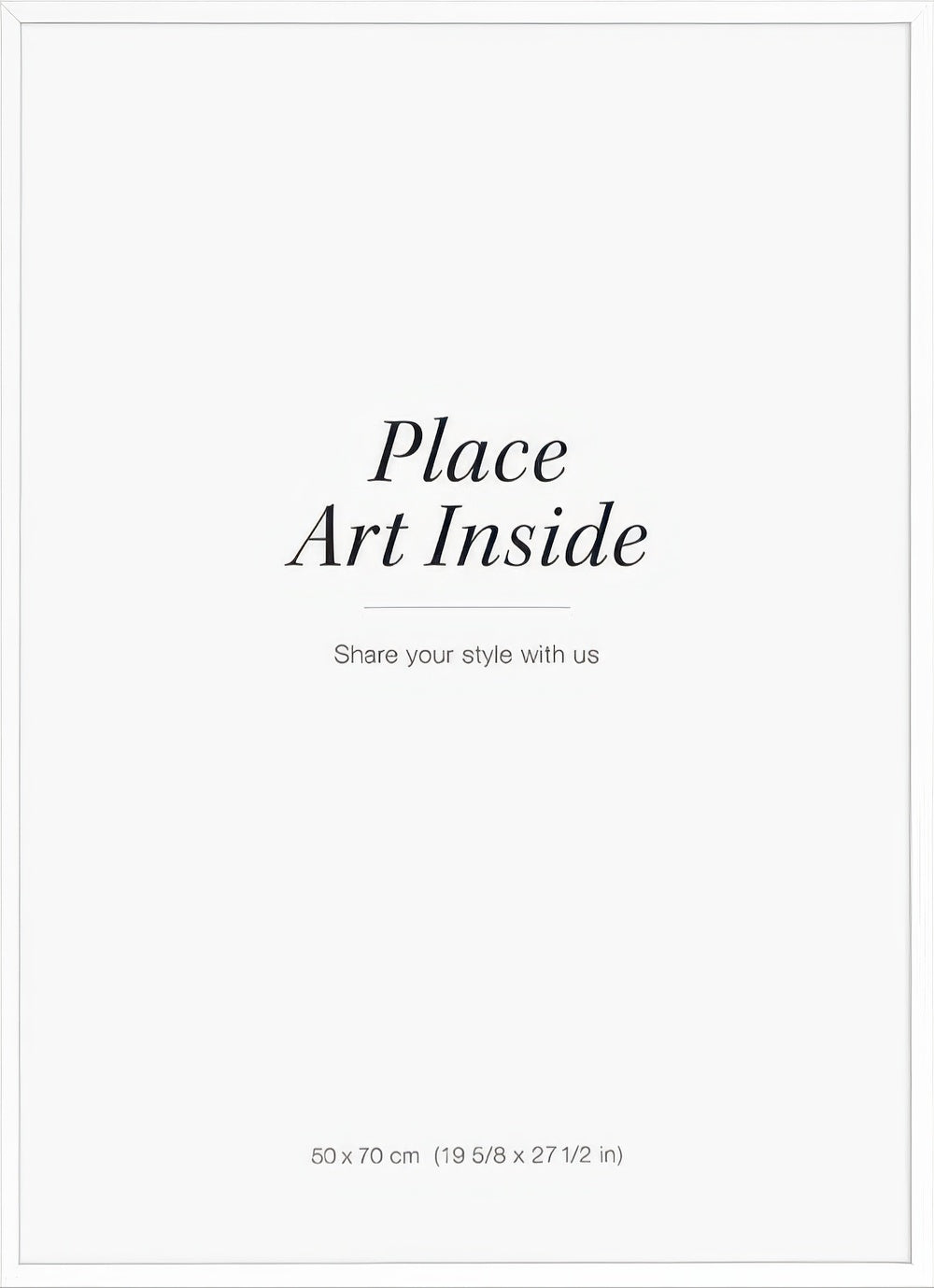 White picture frame, 20 x 28 in