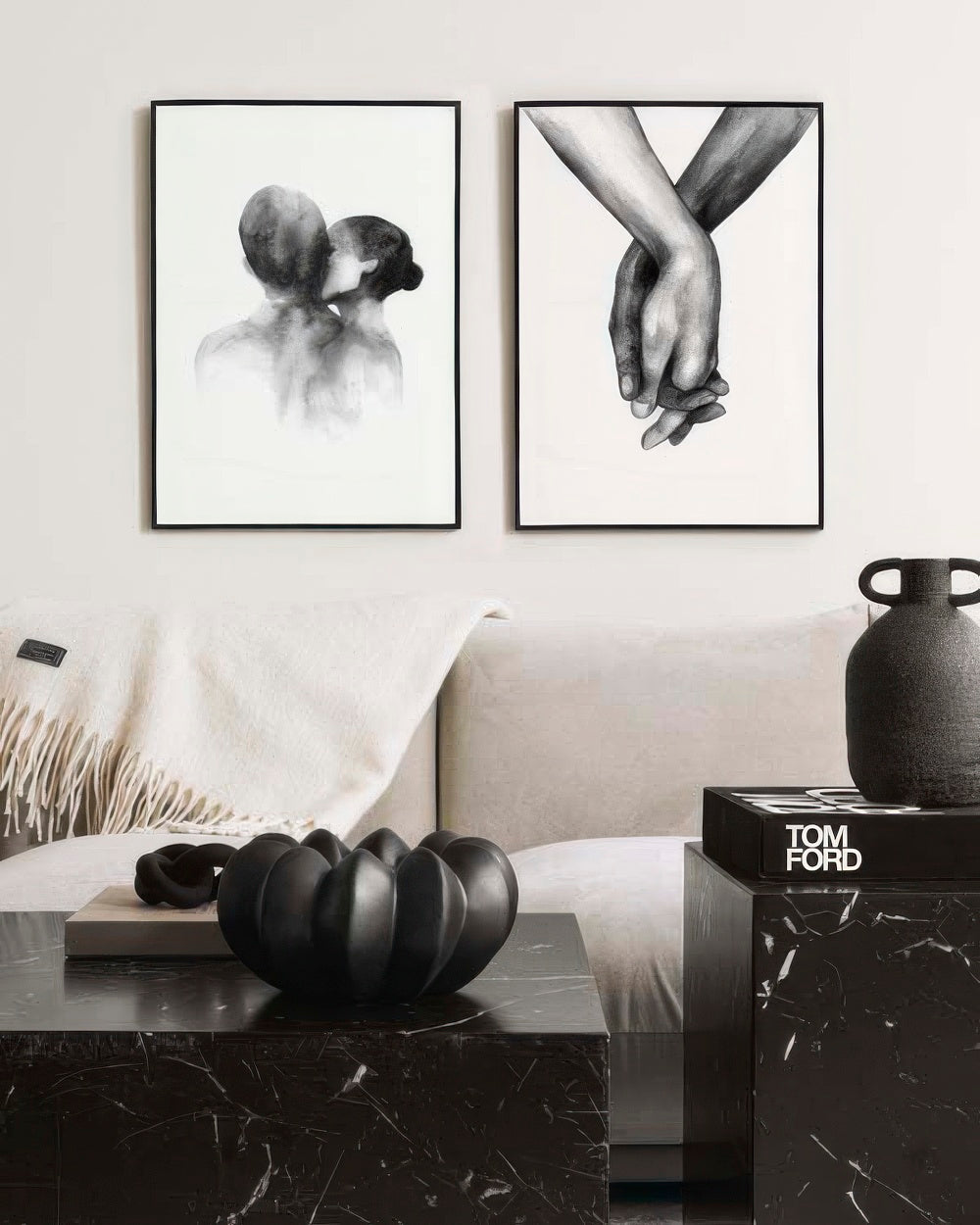 Watercolour Duo Poster pack
