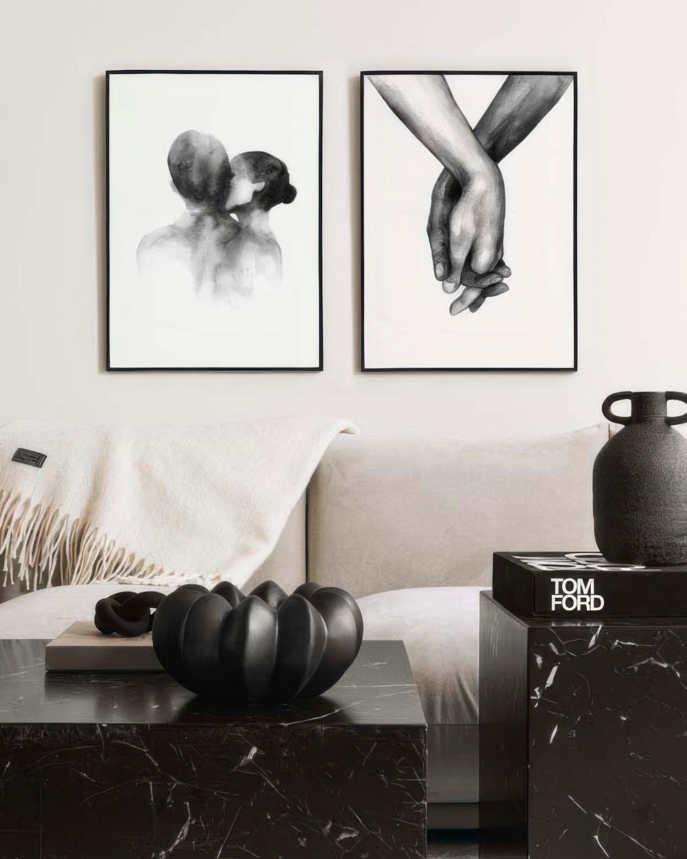 Watercolour Duo Poster pack