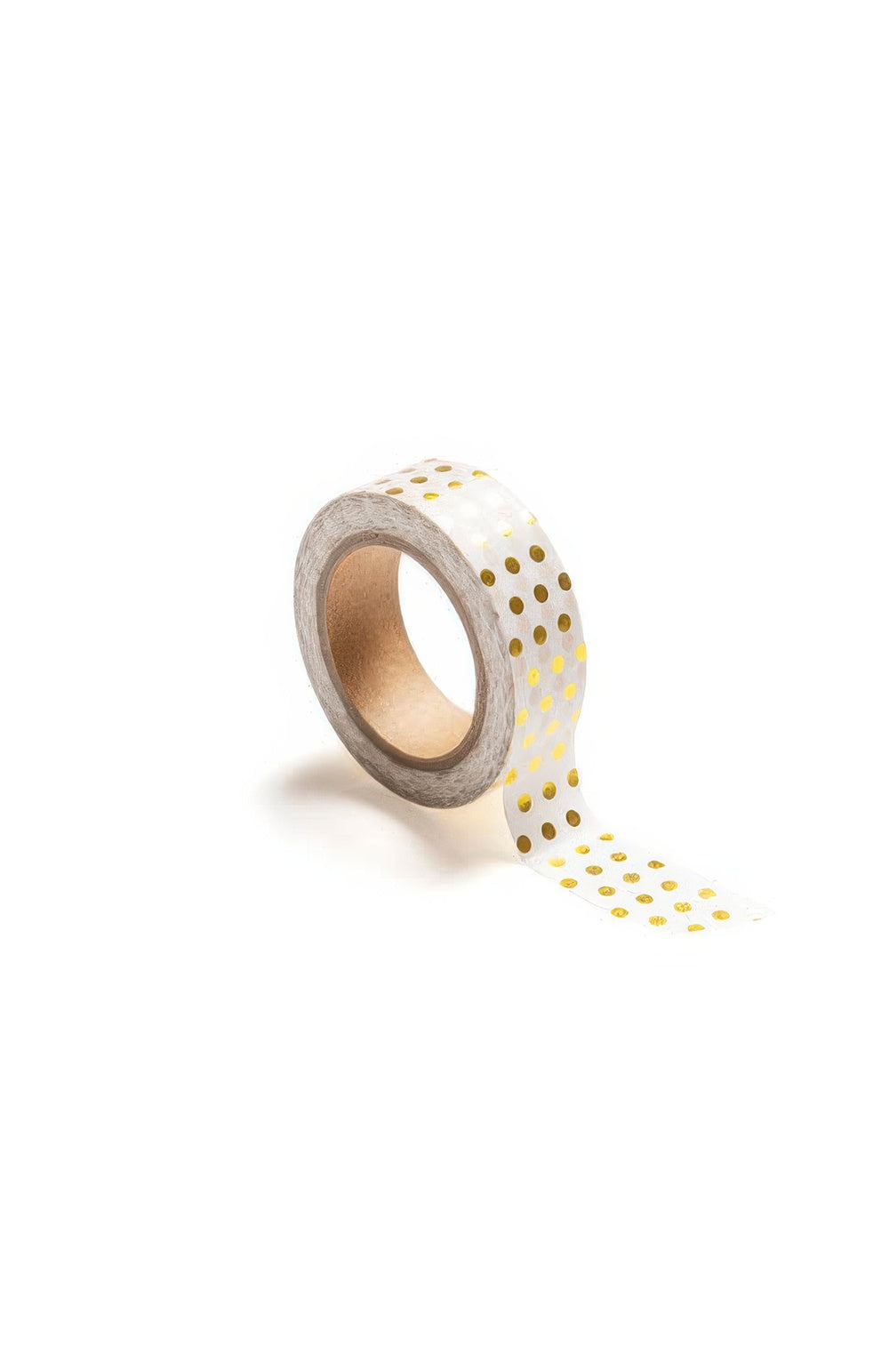 Washi tape, polka dot gold