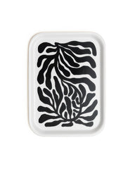 Black Botanical Tray