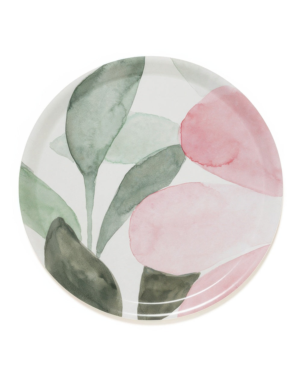 Pink Floral Tray