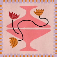 Shatha Al Dafai - Out of Vase Blooms 8 Print