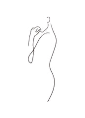 Curve Line Art Print