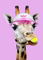 Jonas Loose - Tennis Giraffe Print