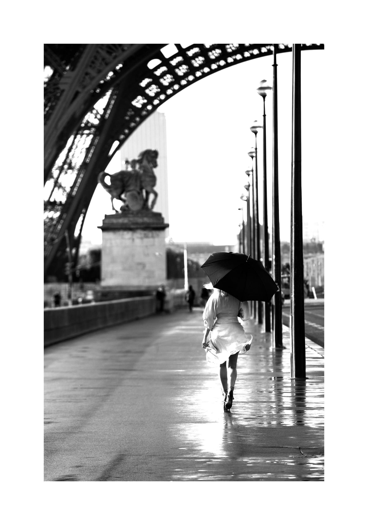 Walking in Paris Print