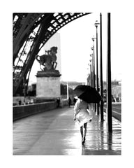 Walking in Paris Print