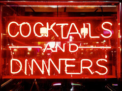 Cocktails and Dinners Print