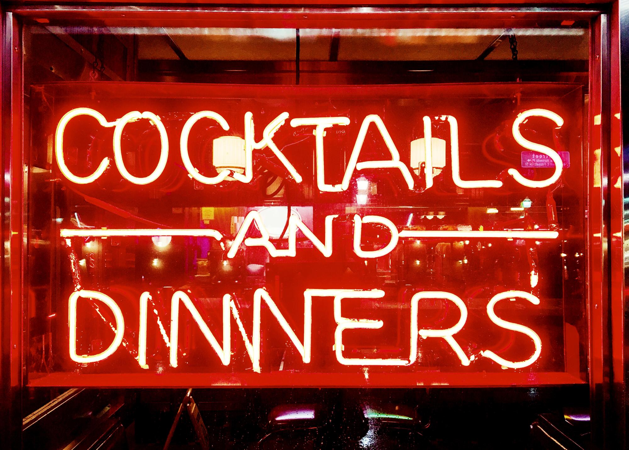 Cocktails and Dinners Print