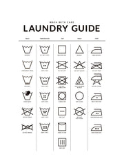 Laundry Guide Print
