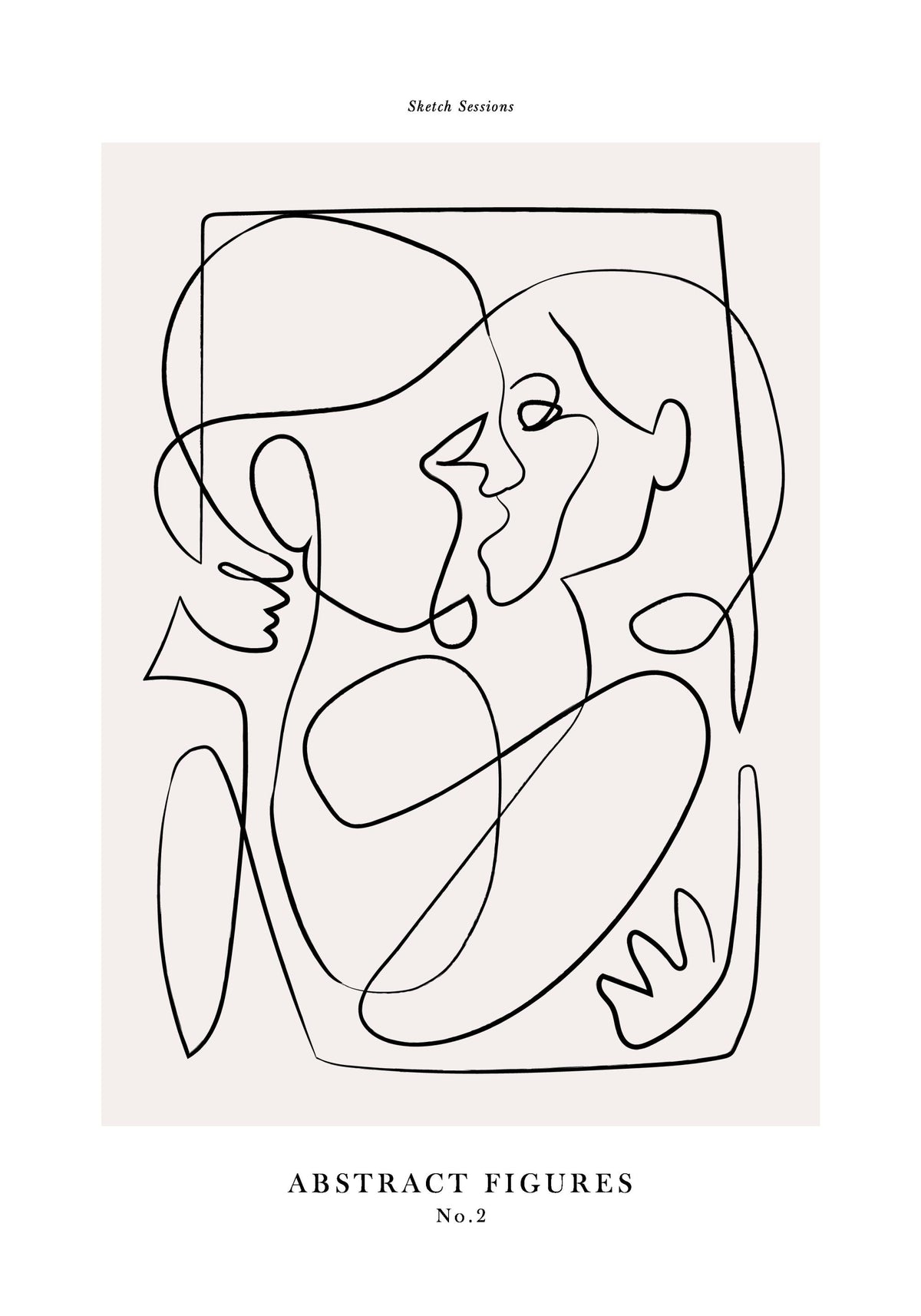 Abstract Figures No2 Print