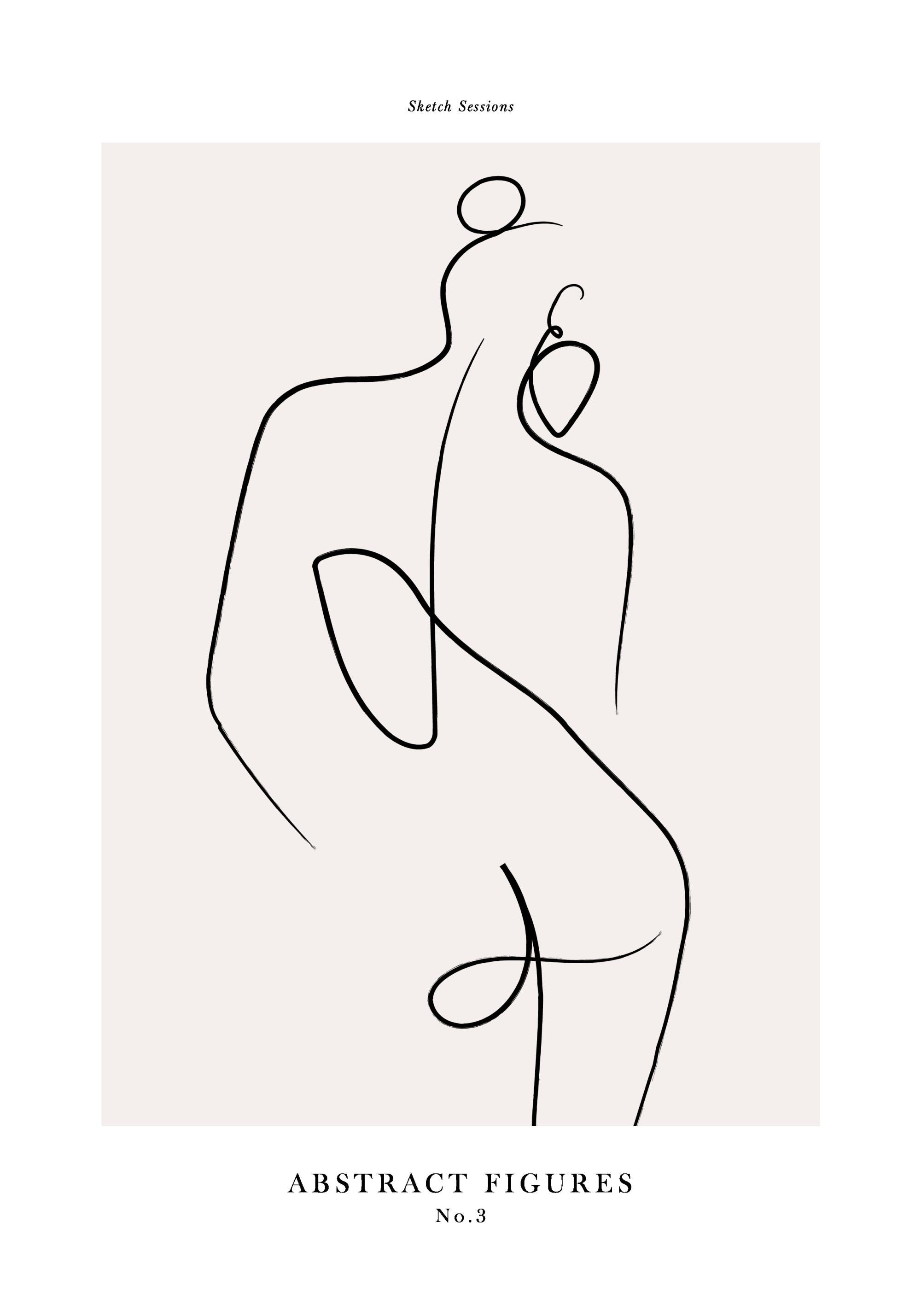 Abstract Figures No3 Print