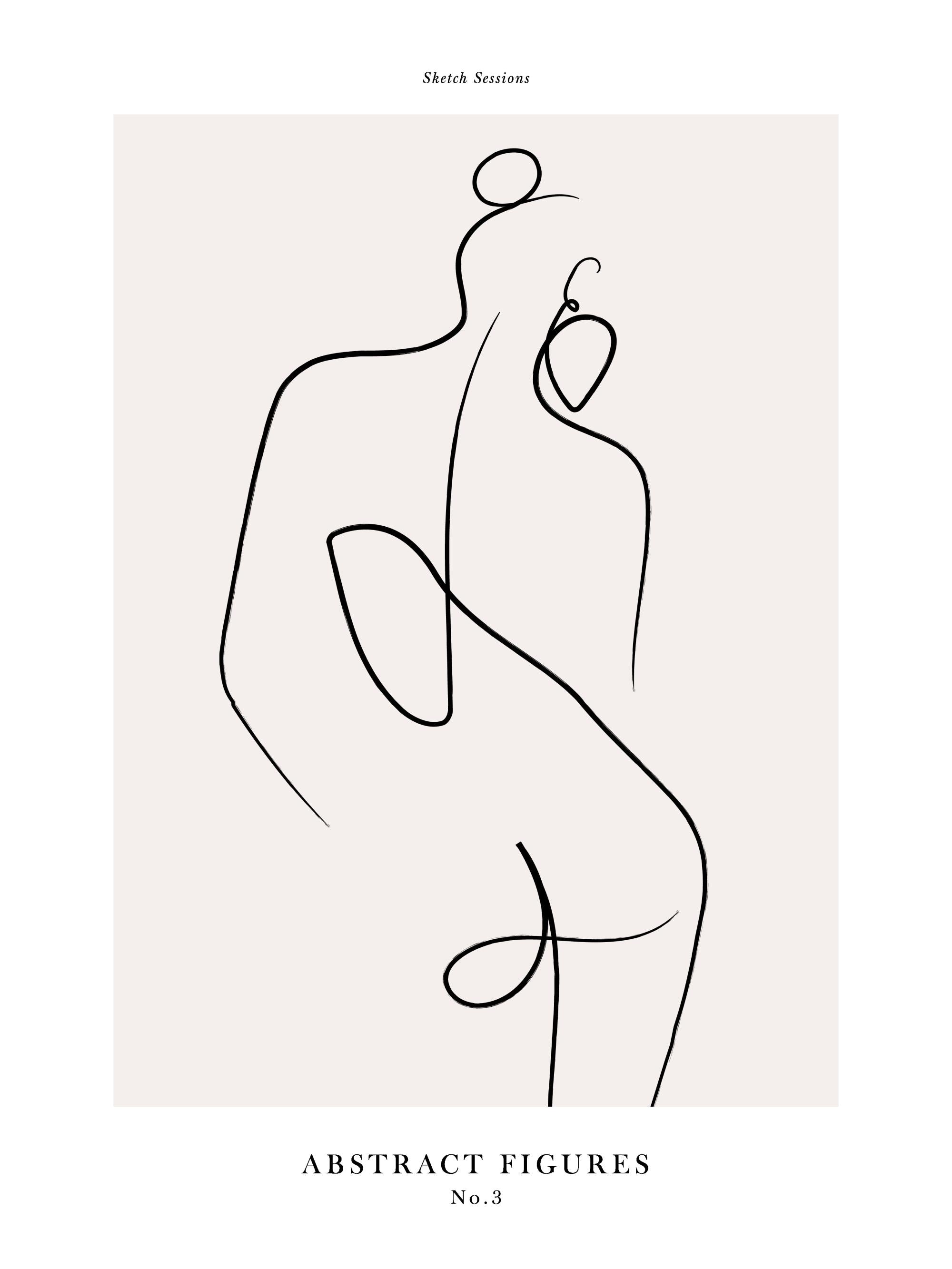 Abstract Figures No3 Print