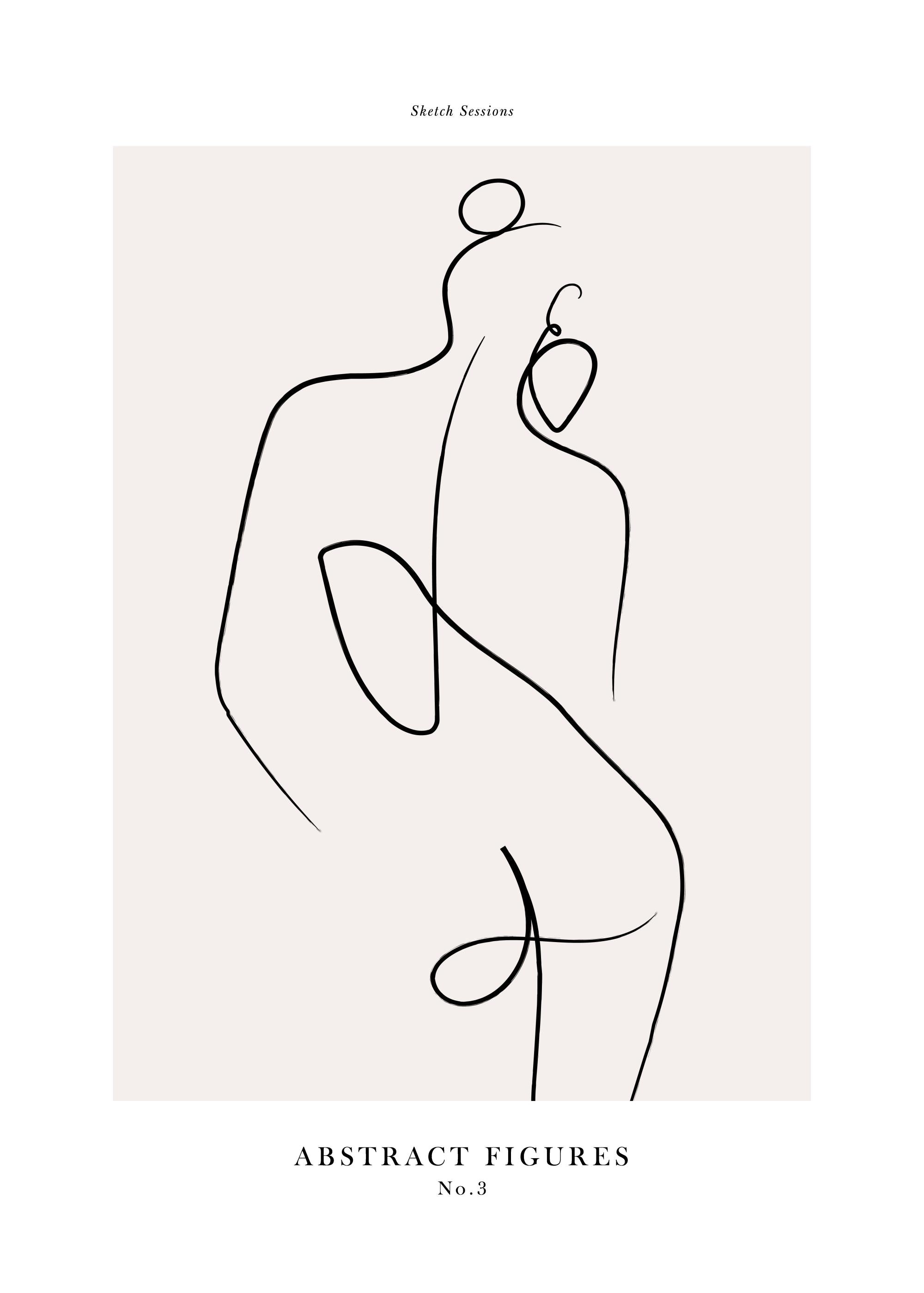 Abstract Figures No3 Print