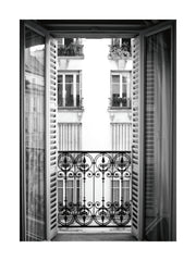 Parisian Balcony Print