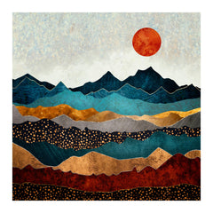 SpaceFrog Designs - Amber Dusk Print