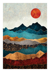 SpaceFrog Designs - Amber Dusk Print