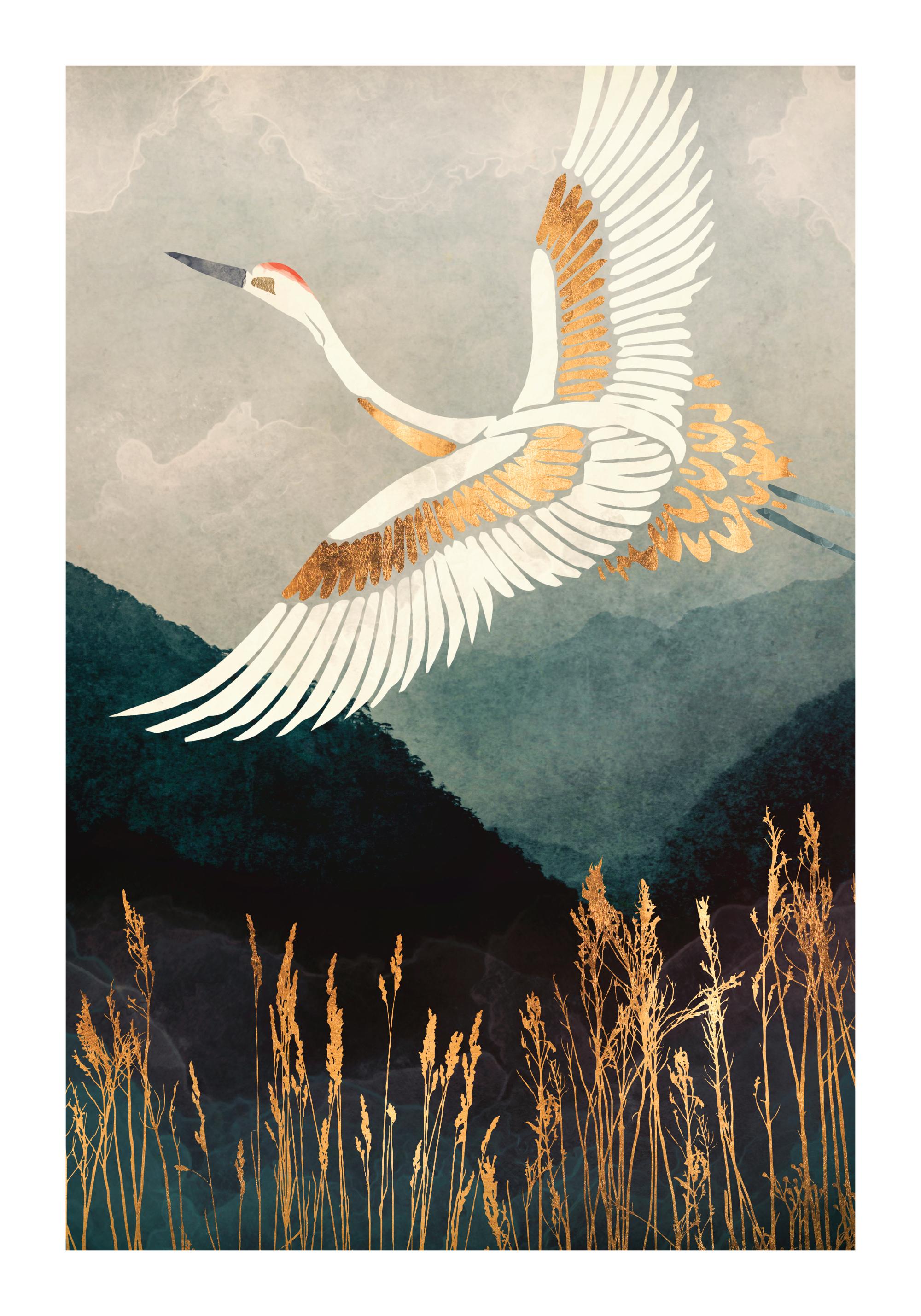 SpaceFrog Designs - Elegant Flight Print
