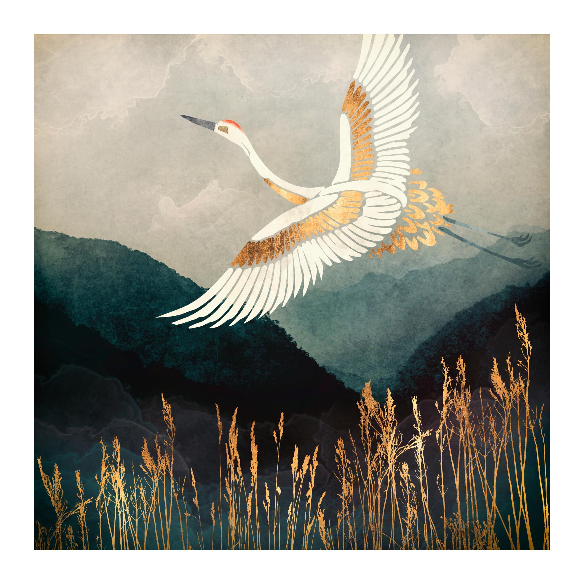 SpaceFrog Designs - Elegant Flight Print