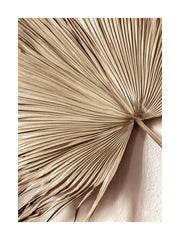 Golden Palm Leaf No1 Print
